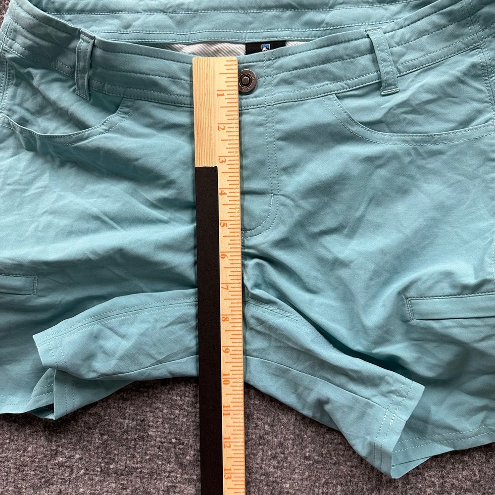 Kuhl Shorts Womens Size 6 Teal Blue Hiking Outdoor Lightweight Active Utility - Picture 3 of 8